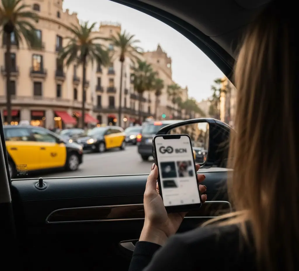 book Application for taxi in Barcelona