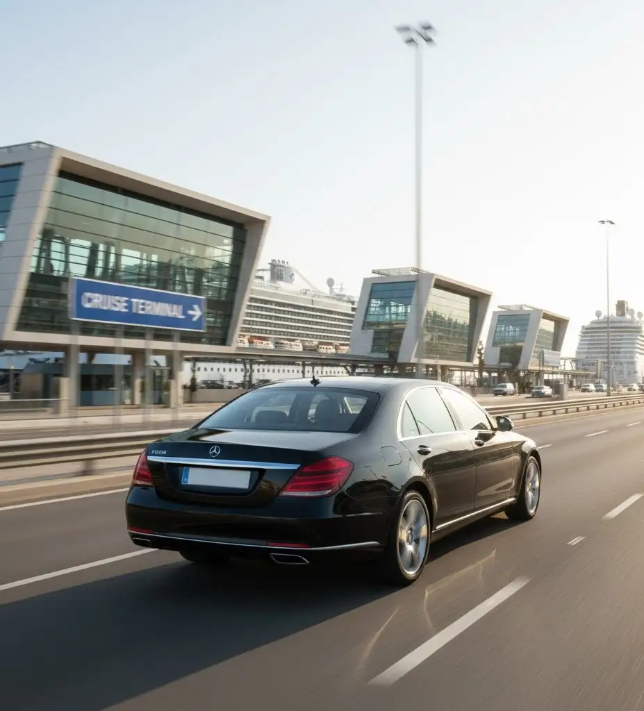 get barcelona airport to cruise port