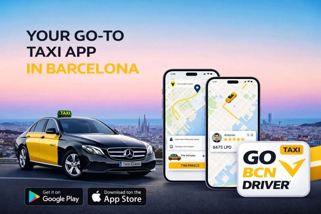 Application for taxi in Barcelona